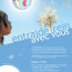 affiche d'entraide rein avec la photo d'un enfant de profil qui souffle sur une fleur