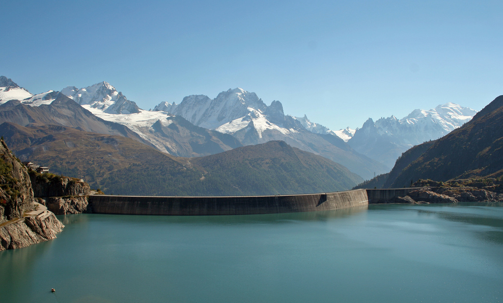 photo du barrage d'Emosson