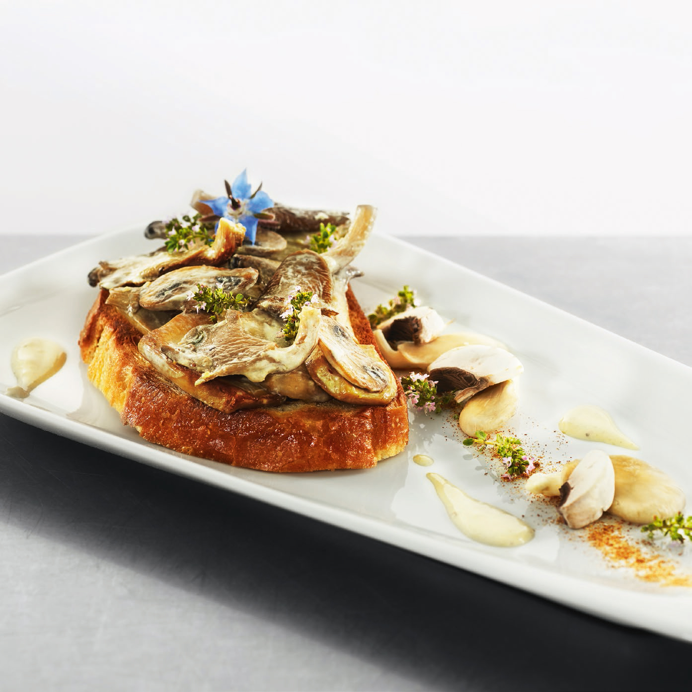 Croûtes aux champignons