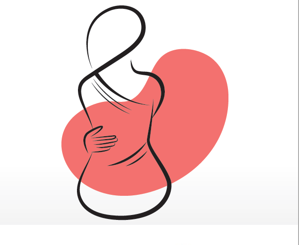 logo de la journée mondiale du rein 2018 - femme stylisée avec un rein dans ses bras
